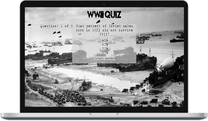 WWII Quiz App